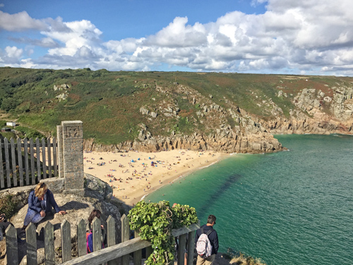 porthcurno beach, cornwall